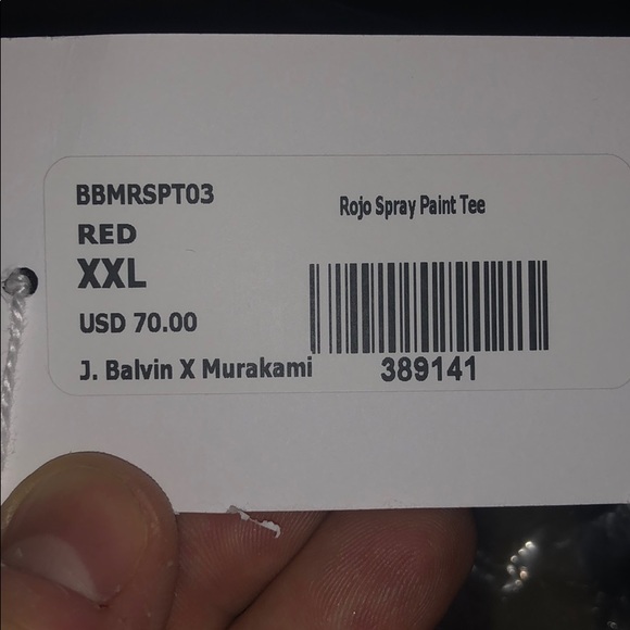 ***SOLD***J Balvin Rojo Takashi Murakami Script - Picture 6 of 6